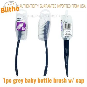 Philips Avent Baby Bottle and Nipple Brush, SCF145/18 Grey