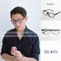 กรอบแว่นตา ทรงเหลี่ยม สีดำ Eyewear GLASSI (GF-1545)