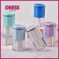 PETI DRESS พลาสติกสำหรับตกแต่ง ที่ล้างคอนแทคเลนส์ อัลตราโซนิค ออโต้อัตโนมัติ ตัวล้างคอนแทคเลนส์ แบบพกพาได้ อุปกรณ์ทำความสะอาดดูแลประจำวัน คอนแท็คเลนส์