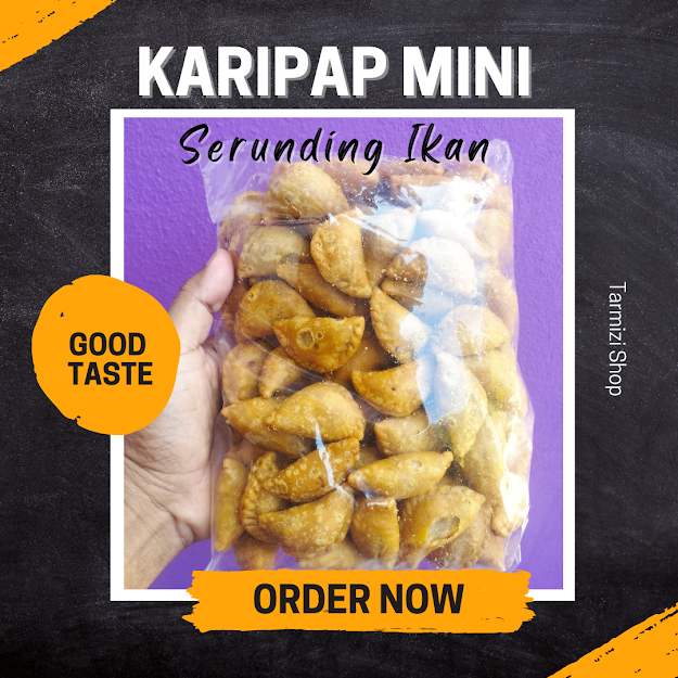 Karipap Mini Serunding Ikan 100 Pcs Lazada