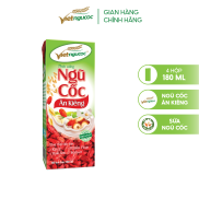 Combo 5 lốc Sữa Ăn kiêng uống liền Việt Ngũ Cốc lốc 4 hộp 180ml