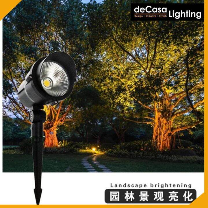 Decasa Lighting COB Spike Light House Lightings Spot light 插地灯 Lampu ...