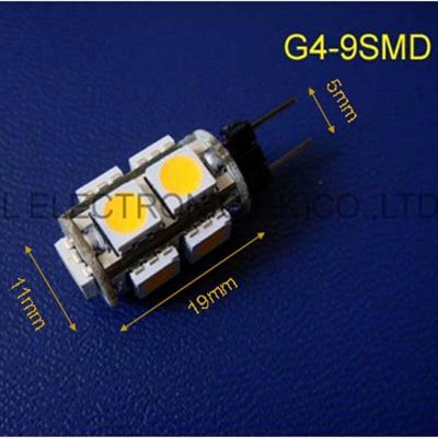 【✲High Quality✲】 gaqiugua6 คุณภาพสูงหลอดไฟ Led G4 5050ดวง9smd G4 Dc12v หลอดไฟ Led หลอดไฟ Led G4led หลอดไฟ G4 G4ขนาดเล็กโคมไฟ Led 2ชิ้น/ล็อต