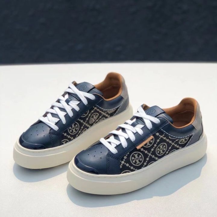 2023-new-tory-burch-t-monogram-ladybug-court-two-colors-lace-up-sneakers