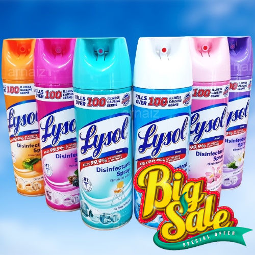 Lysol Spray Lysol Air Spray Lysol Disinfectant Spray 170g 170GM 340g ...