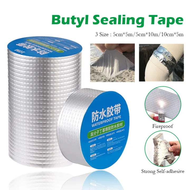 Waterproof Tape Aluminum Foil Butyl Sealing Self Adhesive Tape Color ...