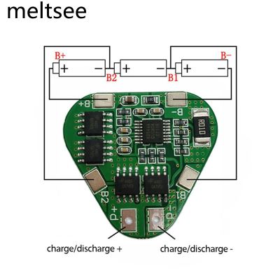 ✤✿✳ 3S 8A 18650 แผ่นบอร์ดโมดูล ปกป้อง 1.1V 12.6V BMS PCM Li-ion