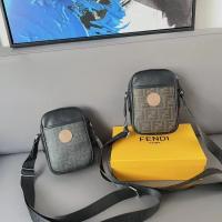 Spring 2023 Fend.iˉ new single-shoulder messenger bag high-end mobile phone bag camera bag fashion mens bag lightweight trend