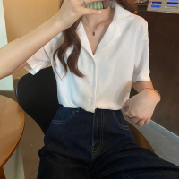 Xej เสื้อชีฟอง Elegant LIGHT GREEN TOP สำหรับผู้หญิงเสื้อแขนสั้นฤดูร้อนเสื้อสำนักงานสำหรับสตรี Tunic 2022.