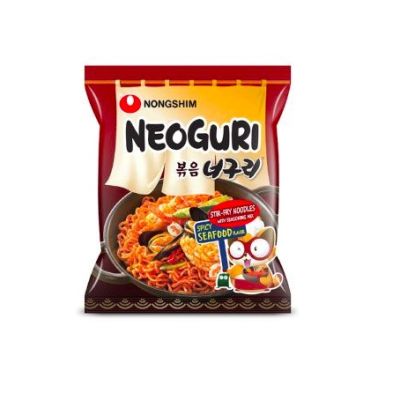 📌 Nong Shim Ster Fry Noodles Spicy Seafood 100g น้องชิม บะหมี่ผัดเผ็ดซีฟู้ด 100g (จำนวน 1 ชิ้น)