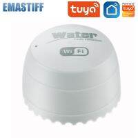 【LZ】✈  Aubess wifi detector de água sensor de vazamento alarme detector de vazamento som tuyasmart vida inteligente app alerta inundação segurança excesso