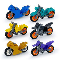 MOC รถจักรยานยนต์ของขวัญวันเกิดการศึกษาของเล่นสำหรับเด็ก DIY อาคารบล็อก Minifigures อิฐภาพยนตร์
