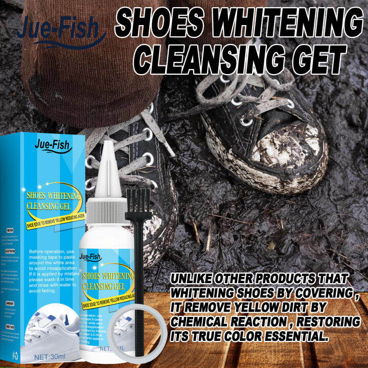 JueFish White Shoes Cleaner Oxidation Reducing Agent Sports Shoes