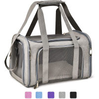 Cat Carrier Dog Carrier กระเป๋าเป้สะพายหลังสุนัข Cat Transport Bag Dog Travel Bags Airline Approved Carrier For Small Dogs Cats