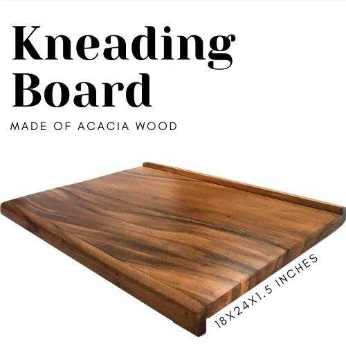 【READY STOCK】 ♝Bread Dough Kneading Board Made of Acacia Wood Lazada PH