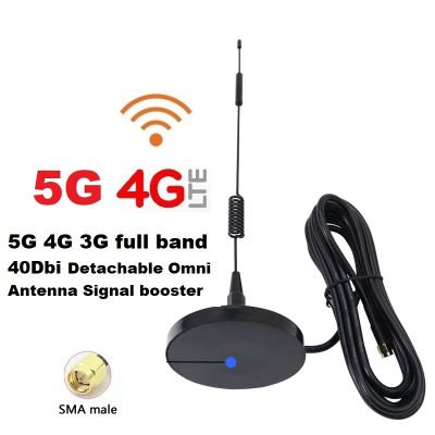 40dBi Detachable 2G 3G 4G 5G LTE full band External Antenna spring + oscillator for 4G Signal booster Antenna strong magnetic