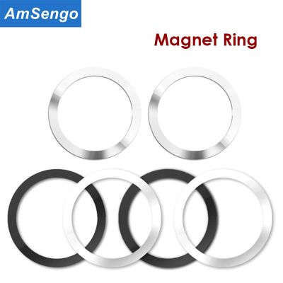 10PCS Universal Round Metal Rings For iPhone Samsung Phone Charging Magnetic Car Mount Holder Magnet For Qi Wireless Charger