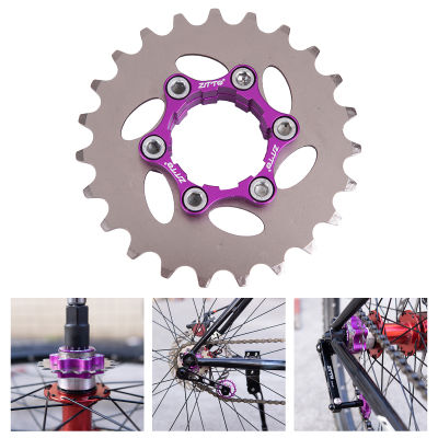 BolehDeals จักรยาน Single Speed Cassette Cog 17T/18T/19T/20T/21T/22T/23T Fixed Gear ชุดแปลงรองรับ Shimano 10/11สปีด HG Freehub