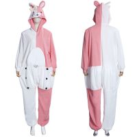 In Stock Danganronpa Dangan Ronpa Monokuma and Monomi Cosplay Costume Halloween Carnival Suit Jumpsuit Pajamas Sleepwear