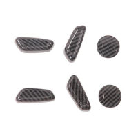 Carbon Fiber Car Seat Adjustment Knob Switch Buttons Cover Trim Frame Sticker Car Accessories for 2020