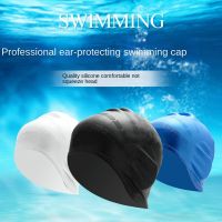 Swimming Cap Silicone Waterproof Swim Caps for Men Women Adult Kids Long Hair Pool Hat with Ear Cover Protector Diving Equipment Swim Caps