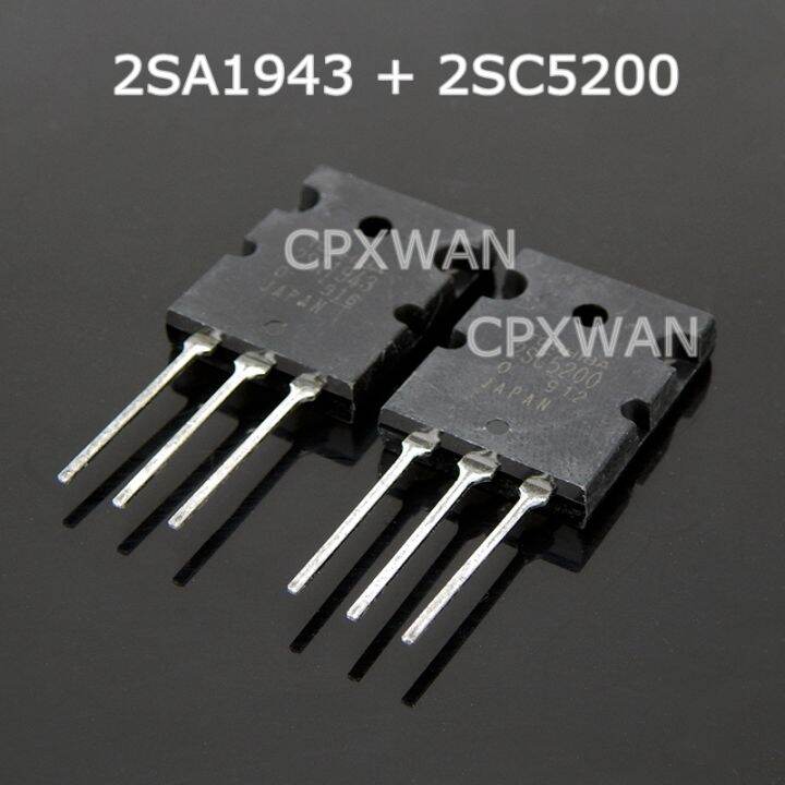 10pcs 2SA1943 TO-3P 2SC5200 5PCS A1943 + 5PCS C5200 TO-3PL Pair Tube ...