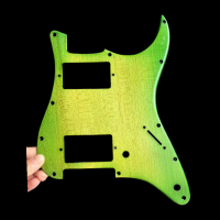 1ชิ้นมือทำแข็ง Ailanthus ไม้ Pickguard HH