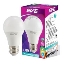 SuperSales - X3 ชิ้น - หลอด ระดับพรีเมี่ยม LED ECO A60 7 วัตต์ COOLWHITE E27 ส่งไว อย่ารอช้า -[ร้าน ThanakritStore จำหน่าย ไฟเส้น LED ราคาถูก ]