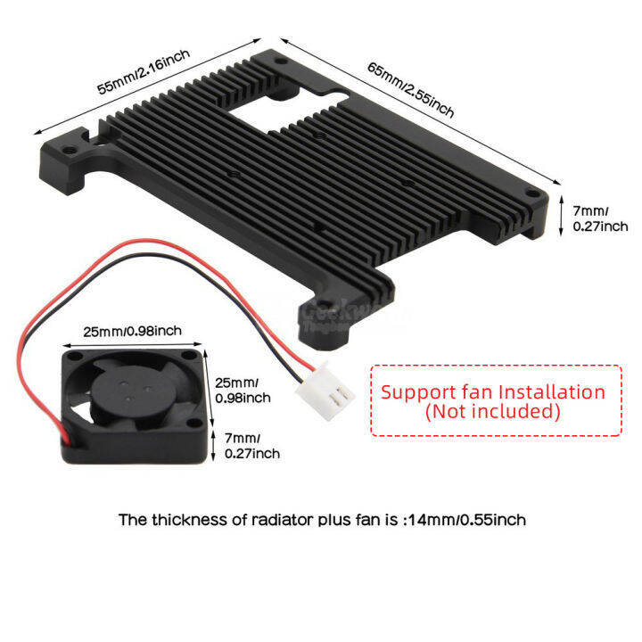 hot-on-sale-fuchijin77-อุปกรณ์ดูดซับความร้อนเกราะฝังราสเบอร์รี่-pi-4เข้ากันได้กับบอร์ด-expasnion-รุ่นราสเบอร์รี่-pi-4และ-rpi-4เท่านั้น