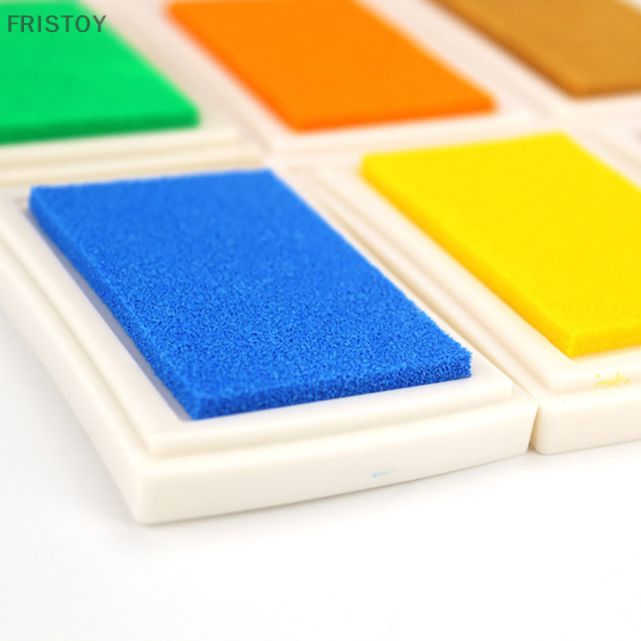 fristoy-แผ่นหมึกพิมพ์งานทำมือ15สี-diy-แผ่นหมึกพิมพ์แบบน้ำมันแผ่นยางกระดาษไม้กระดาษสมุดติดรูปสำหรับงานแต่งงาน