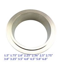 1.5 6.0 inch SS304 V band clamp flange Male flange v band exhaust clamp flange pipe clamp (one male flange only)