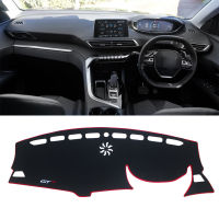 Car Dashboard Cover Mat Sun Shade Pad Instrument Panel Carpets Anti-UV For Peugeot 3008 5008 GT 2017 2018 2019  Accessories