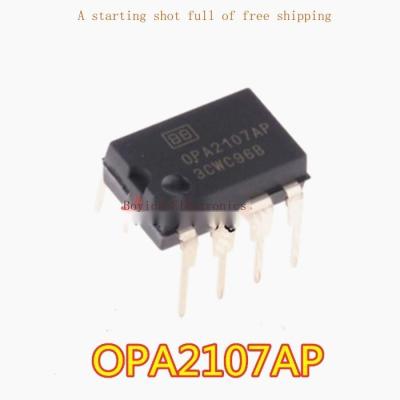 10Pcs นำเข้า OPA2107AP DIP-8ปลั๊กตรงไข้ Dual-Op Amp Spot OPA2107