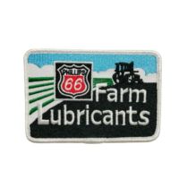 อาร์มปัก Farm Lubricants. แบบเย็บติด   งานปักปราณีต สวยงาม ส่งทุกวัน