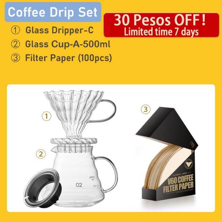 Pour over coffee set/coffee dripper/Gooseneck kettle/coffee maker
