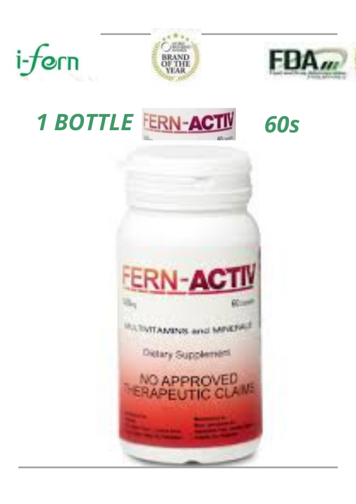 AUTHENTIC FERN ACTIV 60 Capsules BY IFERN | Lazada PH