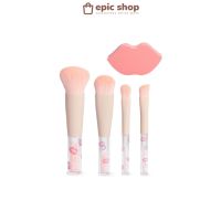 [EPICSHOPZ] แท้/ส่งไว?  แปรงแต่งหน้า ไข่มุก NEE CARA BE COLORFUL PEARL 4 PECE BLUSH SET&amp;POWDER PUFF (N804)