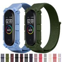 Strap for Xiaomi Mi band 6 5 4 3 Nylon Loop band Sport smartwatch Belt pulsera correa xiaomi Wristband for Miband 6 5 4 Bracelet