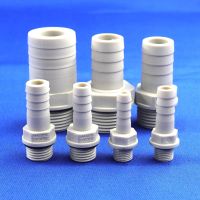 2pcs 1/8 quot;To 3/4 quot; Male Thread To 6-25mm POM Hose Pagoda Connector Adapter Garden Irrigation Water Pipe Soft Pipe Joints Fitting