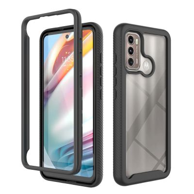 「Enjoy electronic」 Hybrid Full Protective Cover For Motorola G60 Case G 60 G71 5G G200 Shockproof Crystal Clear Rugged Case Moto G60S Cover Funda