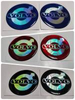 สติ๊กเกอร์ เทเรซิ่นนูนอย่างดี LOGO VOLVO LOGO sticker แต่งรถ ติดรถ โลโก้ วอลโว่ ติดดุมล้อ ดุมล้อ กลม ติดพวงมาลัย สติกเกอร์ สติกเกอ