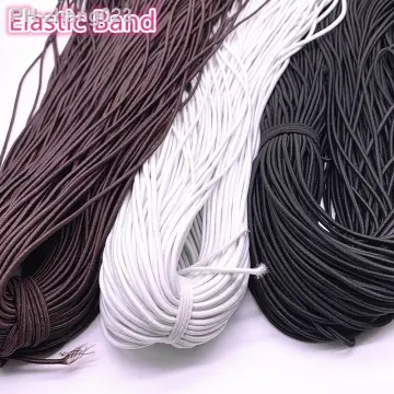 3/5/6/8//10/12/14mm Elastic Band White Black High Elastic Flat Rubber