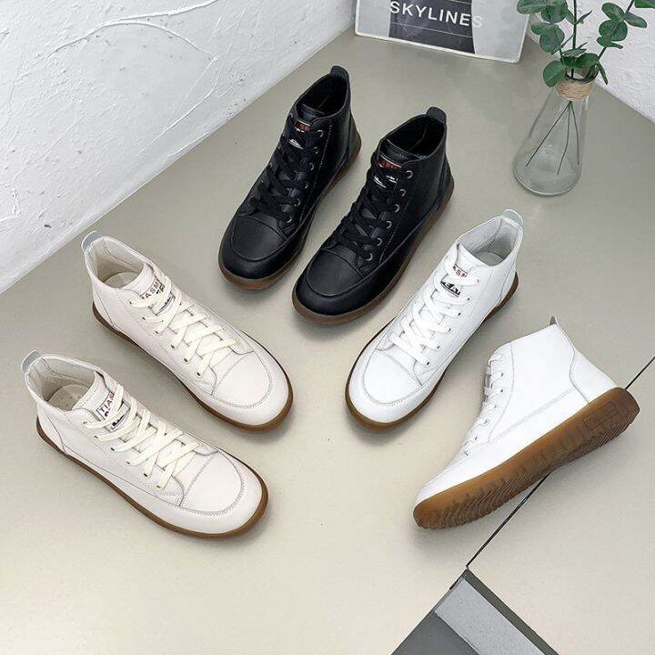 soft-leather-high-top-cotton-shoes-tendon-soft-soled-sneakers-low-heeled-lace-up-all-match-shoe