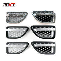 ROVCE รถ Air Flow Fender ด้านข้าง Vent ฝาครอบ Decal Grid สติกเกอร์ตกแต่งสำหรับ Land Rover Range Rover Sport 2006 L320รถ Accessori