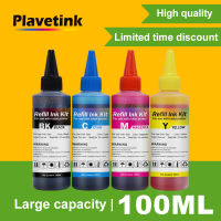 Plavetink 100มิลลิลิตรขวดเครื่องพิมพ์ย้อมหมึกเติม4สีสำหรับ Canon PG 445 440 540 545 510 512 CL 446 441 541 546 511 XL ตลับหมึก