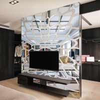 Creative Mirror สติกเกอร์ตกแต่งบ้านโมเดิร์น 3d สติ๊กเกอร์ติดผนังห้องนั่งเล่นตกแต่งอะคริลิคสติ๊กเกอร์ติดผนังโปสเตอร์โปสเตอร์ Wall Decor-sdgdfgsdfdd