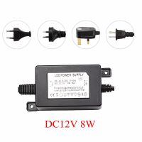 IP67 Waterproof DC12V 8W Transformer Power Supply Driver for LED Light  Outdoor or Indoor EU US UK AU plug Electrical Circuitry Parts