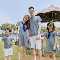 Summer Holiday Outdoor Family Matching Clothes Mother And Daughter Dress Casual Couple Rainbow Applique T Shirt Shorts Sets