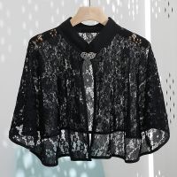 Hot sell Shawls summer cape female summer restoring ancient ways with skirt silver clasp small coat collocation cheongsam loose plus dust female