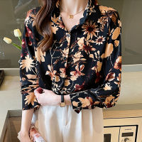 2022 Spring Summer Womens Blouses New chic printing ladies shirts Long Sleeve Shirts Tops Blusas Mujer